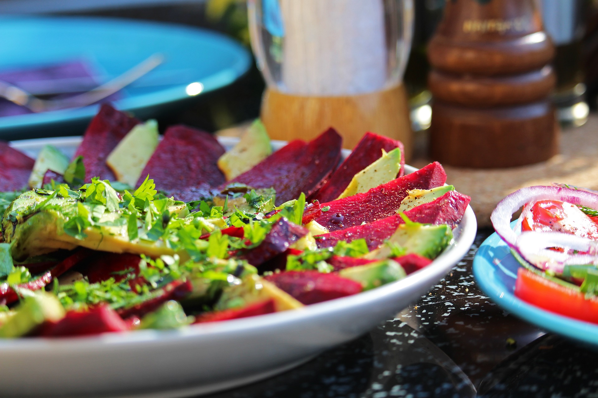 een vegan salade