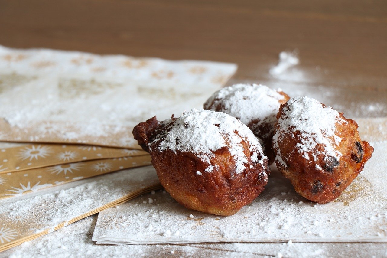 Vegan oliebollen