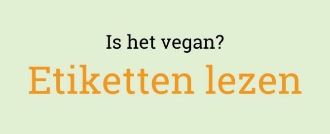 Etiketten lezen
