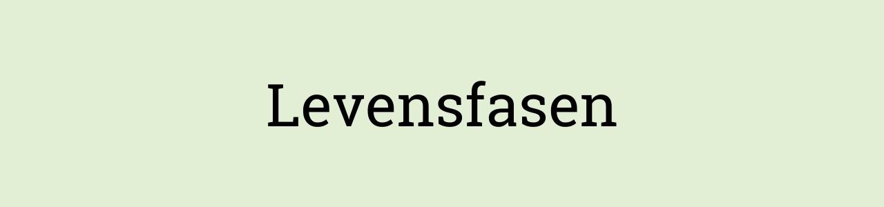 Levensfasen