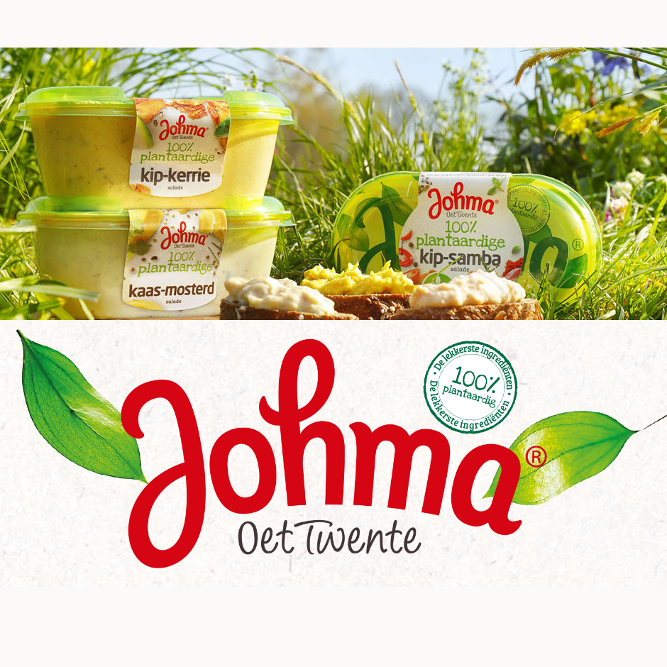 bakjes met plantaardige salades van Johma